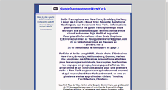 Desktop Screenshot of guidefrancophonenewyork.com