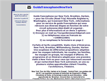 Tablet Screenshot of guidefrancophonenewyork.com